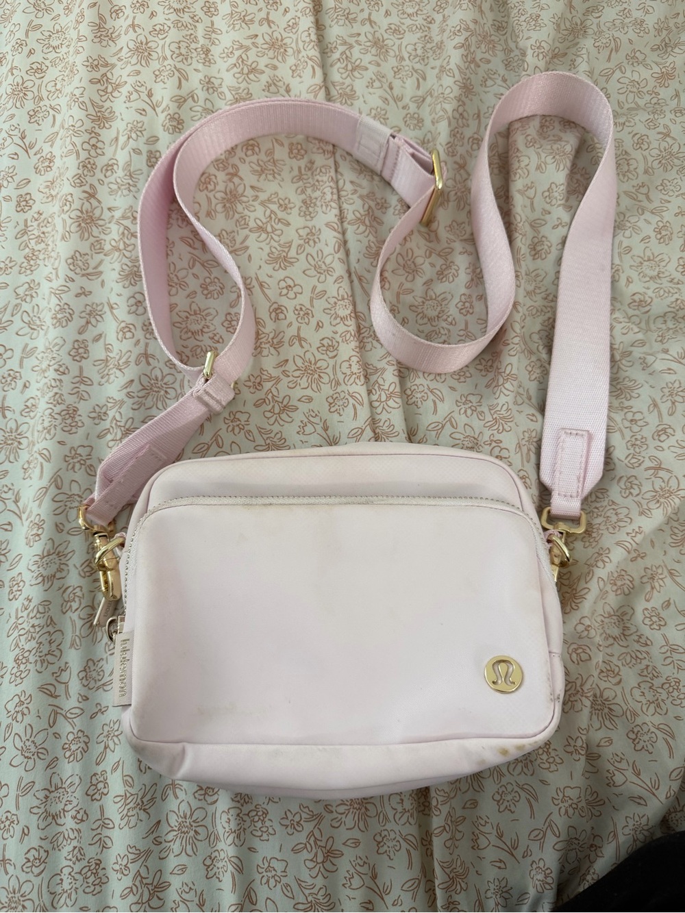 lululemon athletica Blush Pink Crossbody Bag